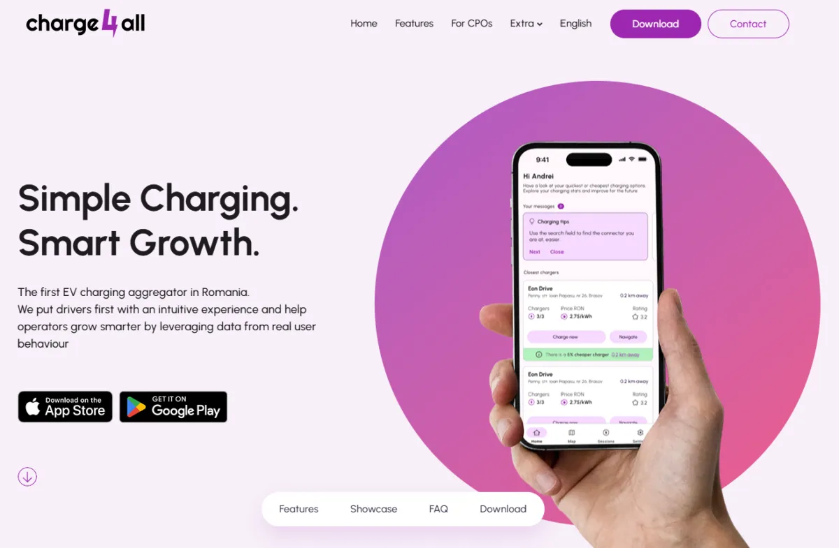 charge4all EV charging app